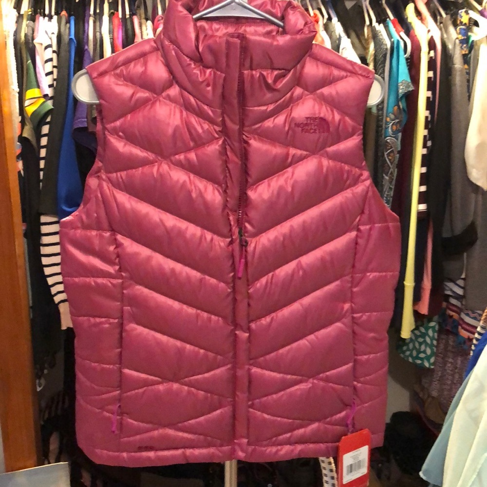 The North Face Pink puff vest